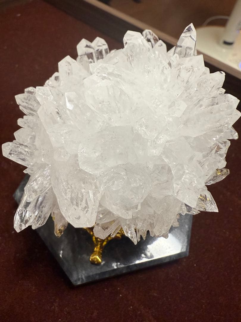 水晶クラスター　菊花