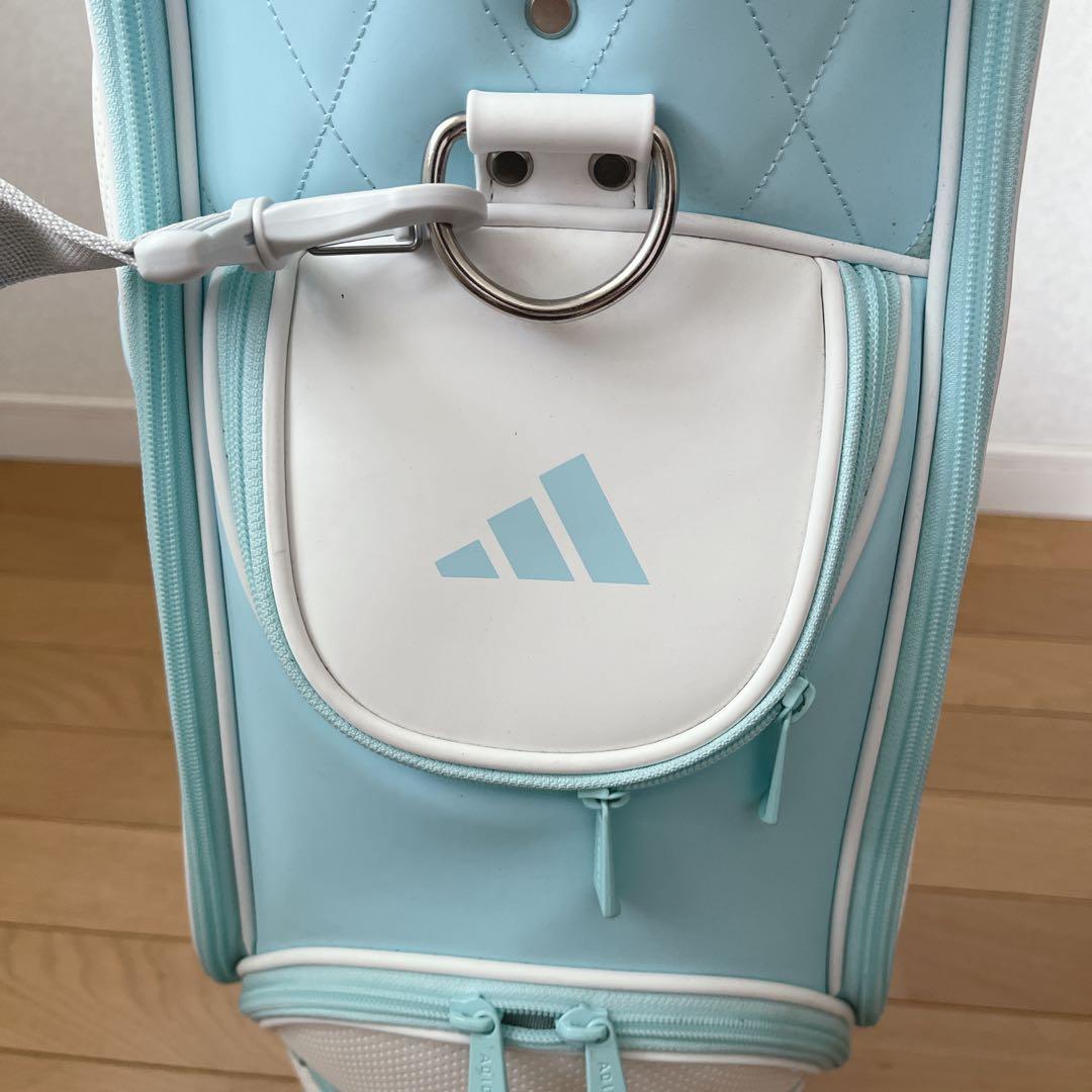 K102 adidas 軽量 スリーストライプ キャディバッグ