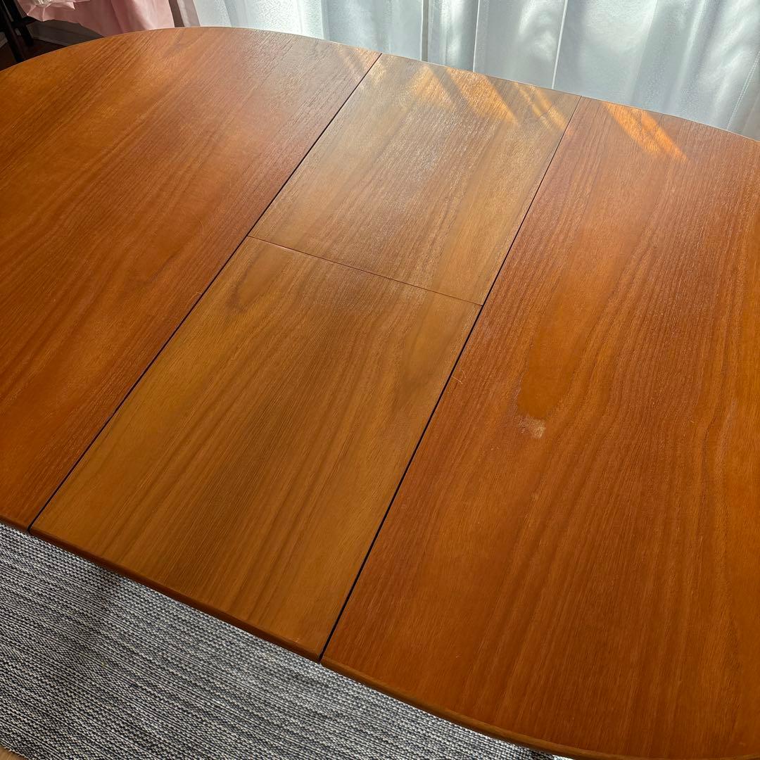 ヴィンテージ　エクステンションテーブル　北欧家具