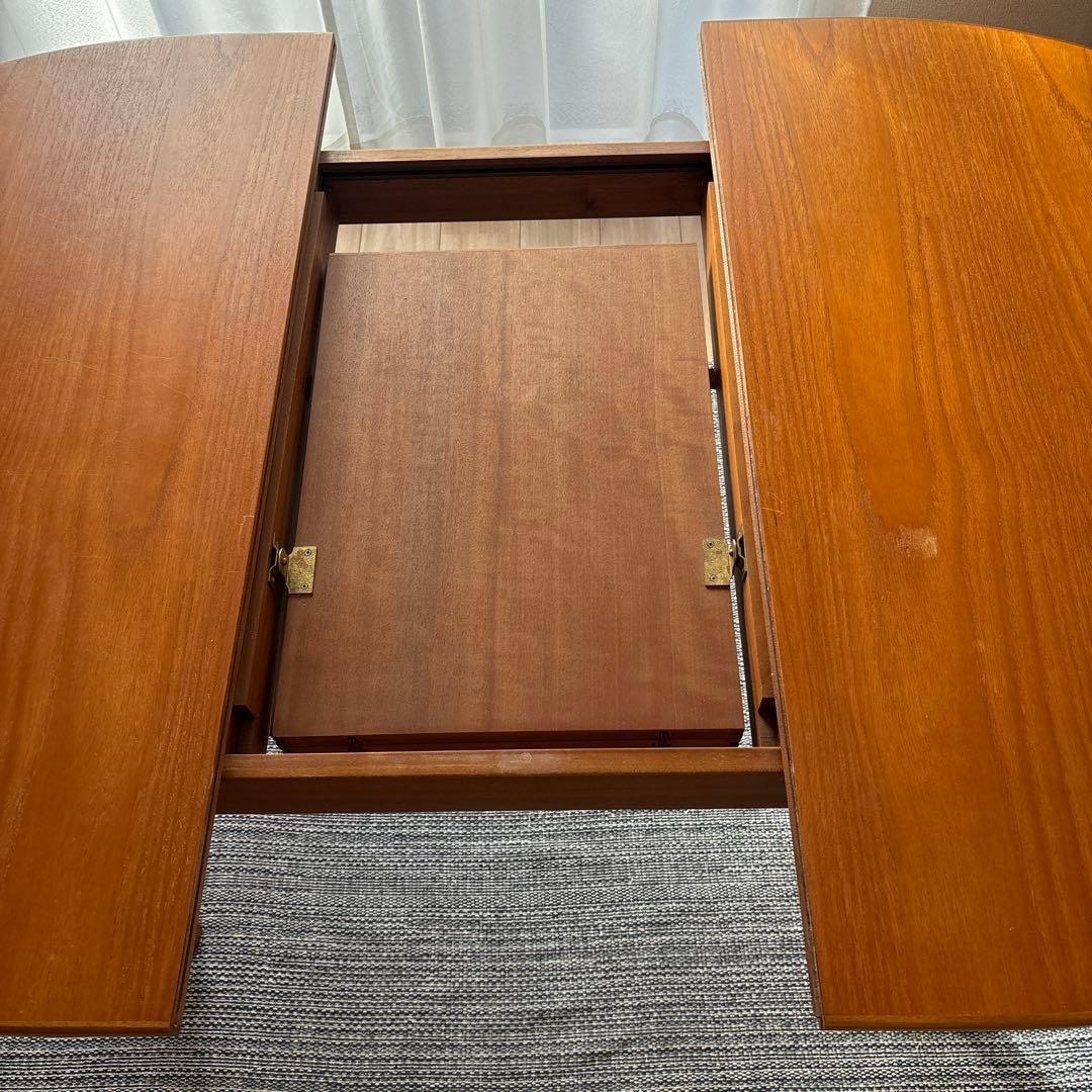 ヴィンテージ　エクステンションテーブル　北欧家具
