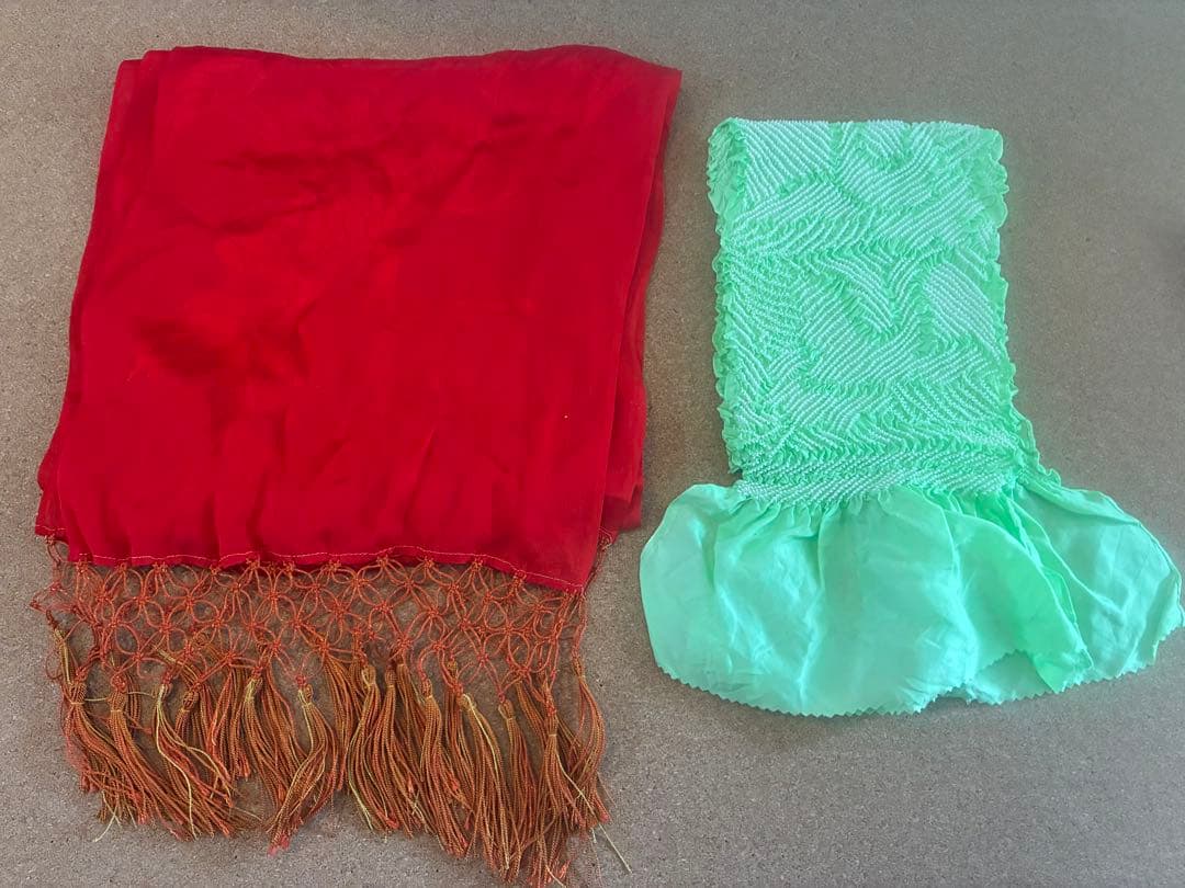 七五三 7歳 引き振袖　女の子 着物フルセット