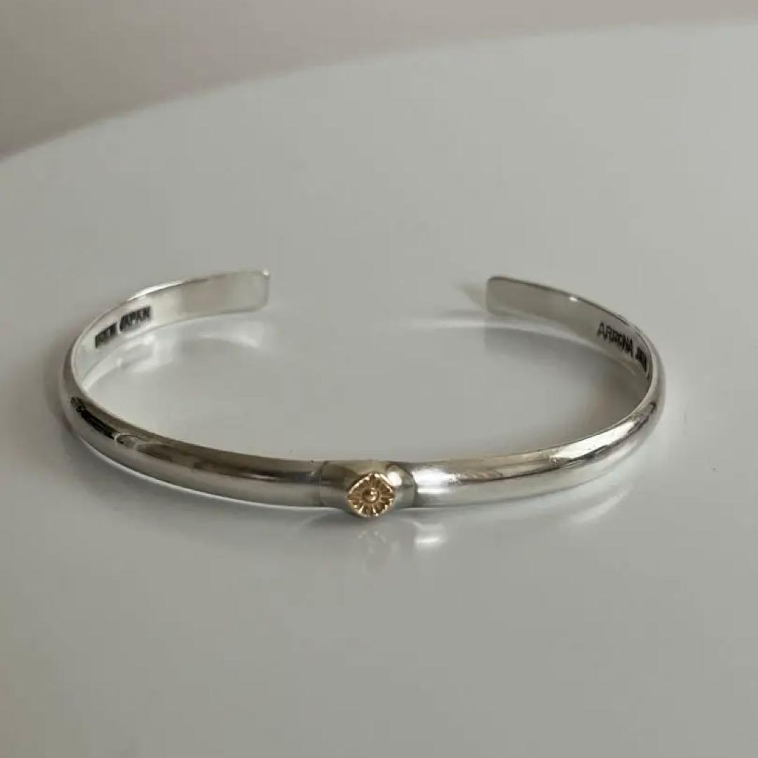 アリゾナフリーダム　シルバー バングル Arizona Silver K18