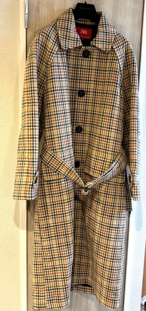 ZARA HARRY LAMBERTトレンチコート チェック　S 定価約4万円