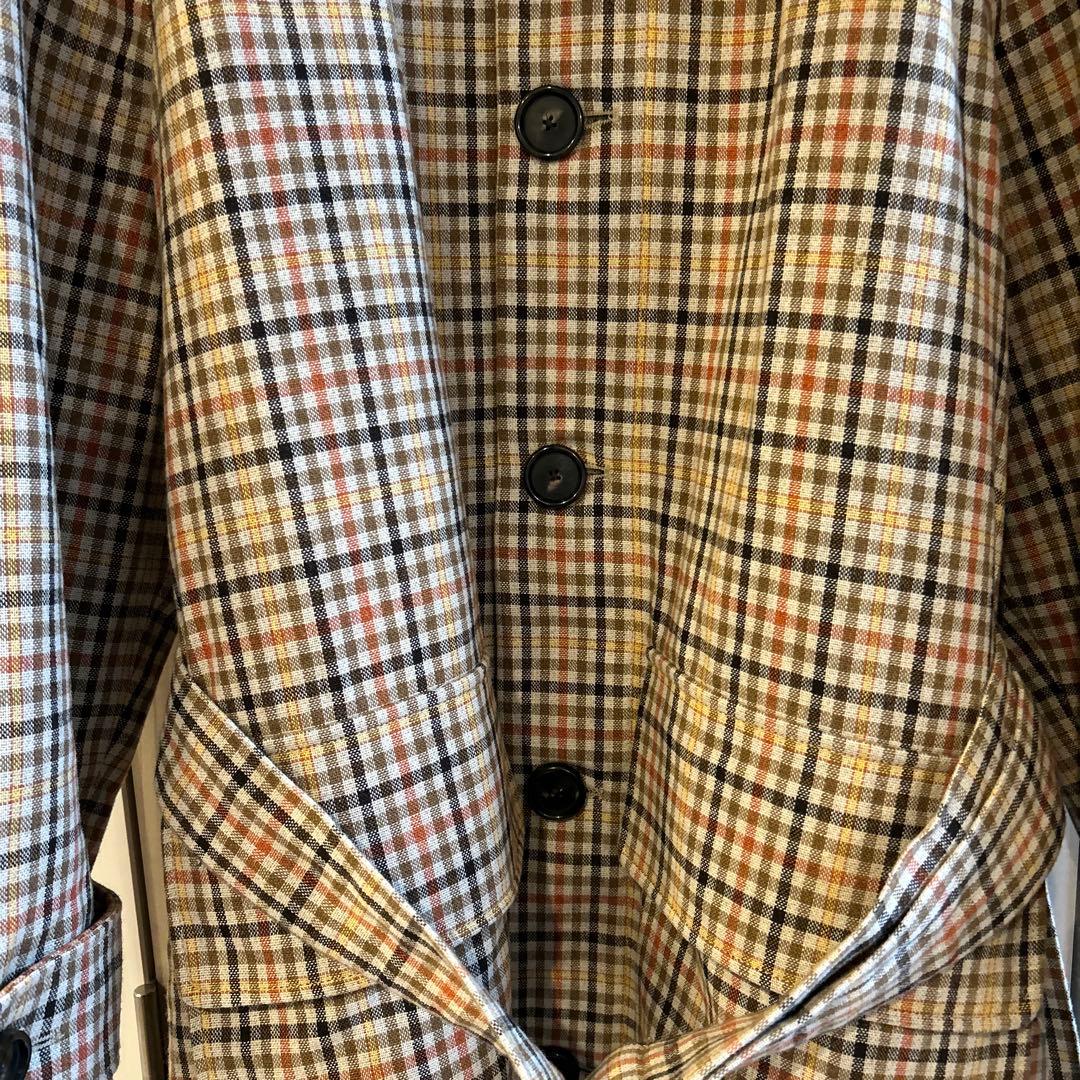 ZARA HARRY LAMBERTトレンチコート チェック　S 定価約4万円