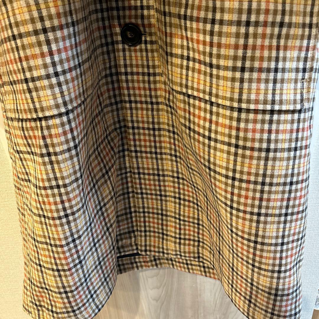 ZARA HARRY LAMBERTトレンチコート チェック　S 定価約4万円