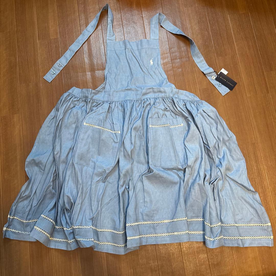 【未使用】ラルフローレン／アディソンシャンブレイエプロン