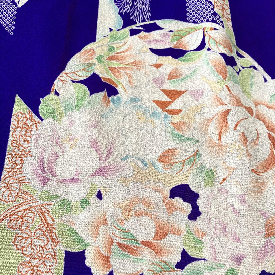 アンティーク　錦紗　女の子　子供着物　NO6