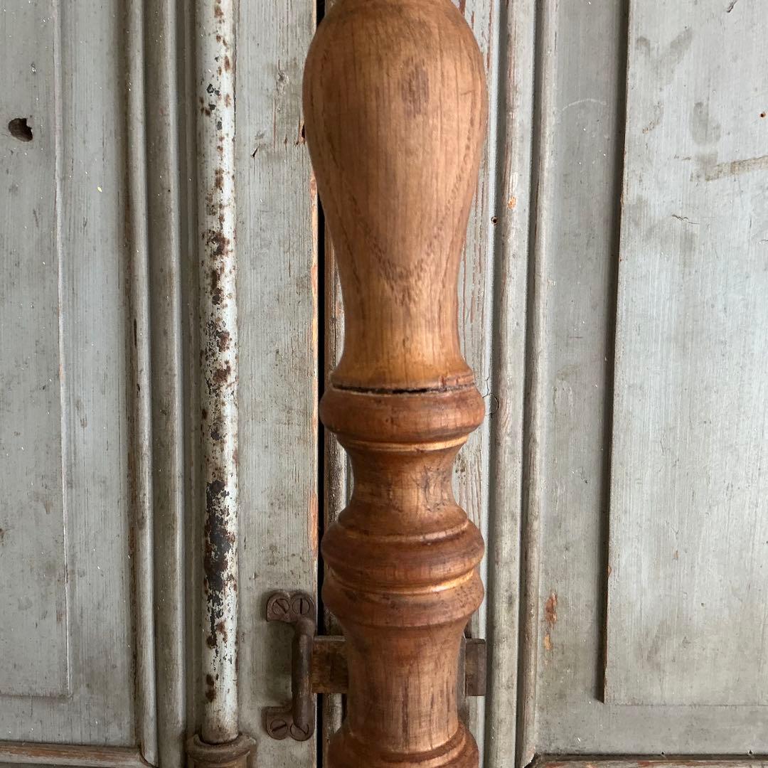 フランスアンティーク　卓上　ハンガー　ディスプレイスタンド　木製　トルソー　台座