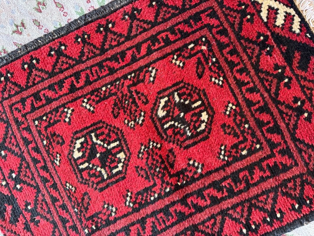 ペルシャ カール モハマディ ハンドメイド ラグ 51cm X 66cm