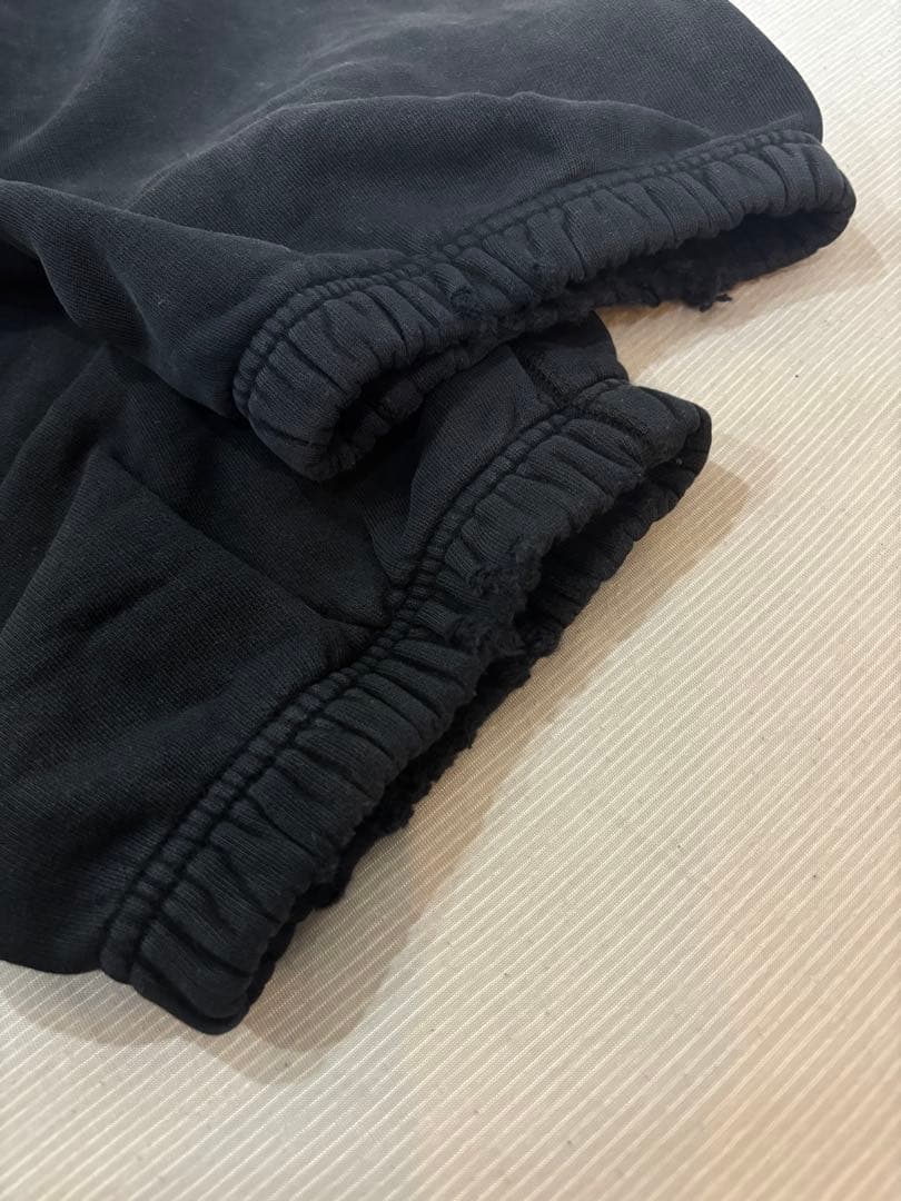 [正規品]Off-White ブラック プリントパンツ Sサイズ