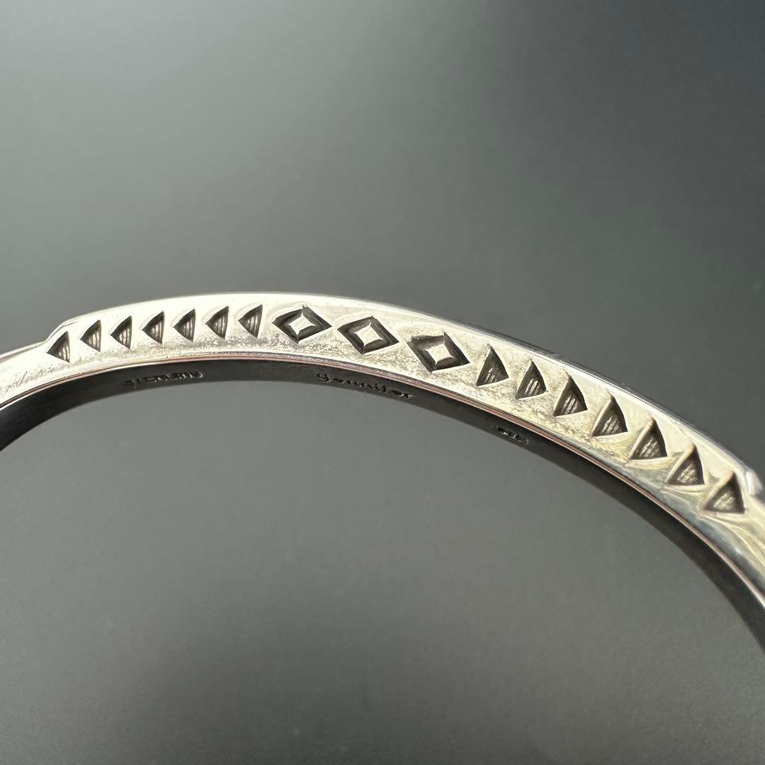 【美品】Navajo Jennifer Curtis K14 3面バングル
