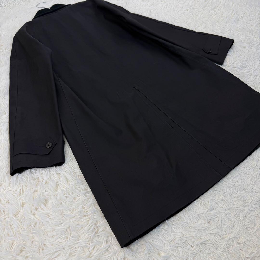 マッキントッシュ ゴム引きコート ウールライナー ステンカラーコート 黒 38