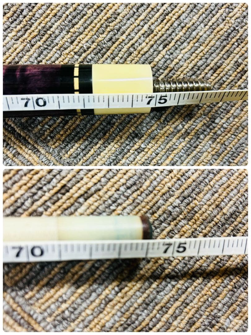 McDermott マクダーモット ビリヤードキュー USA製 ウッドインレイ