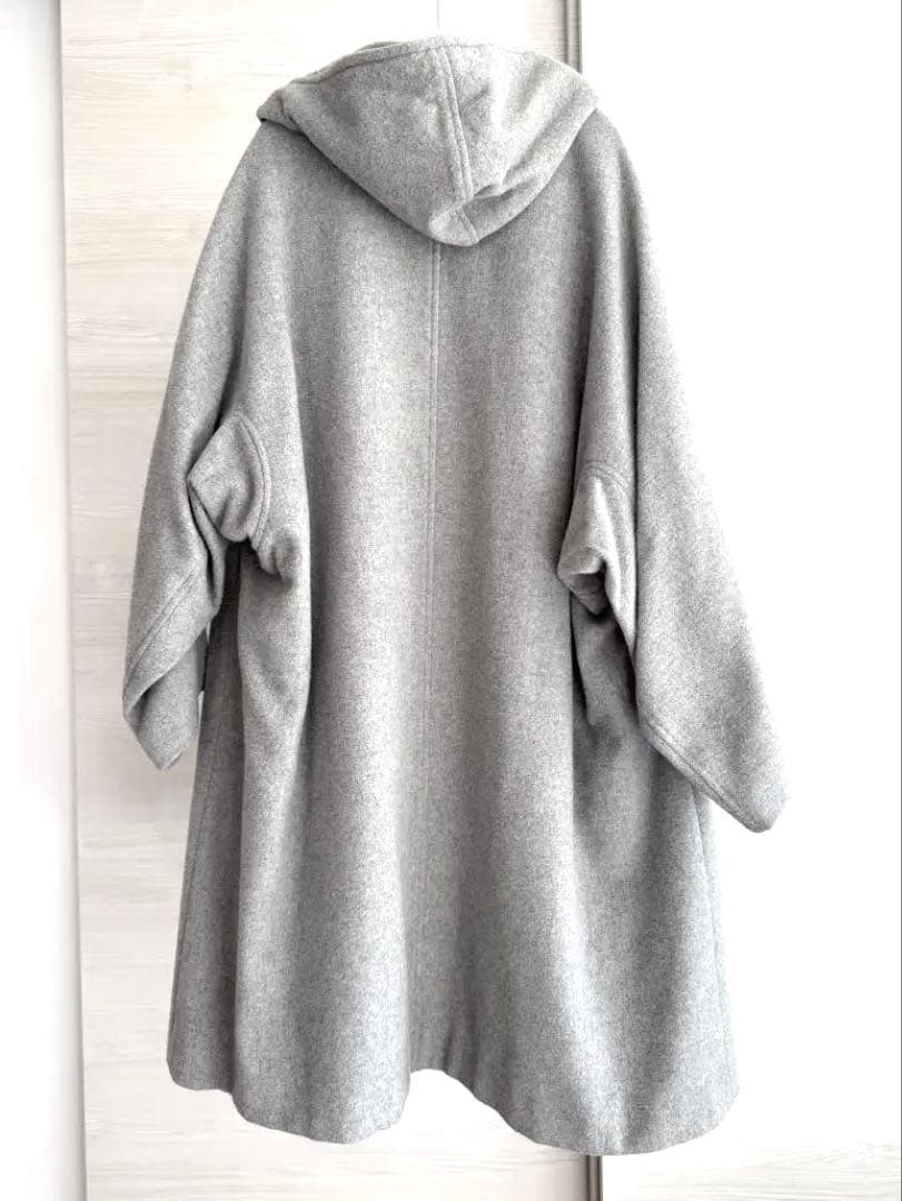 ワイズ　Y's ヨウジヤマモト　オーバーサイズ フード付き ロングコートウール