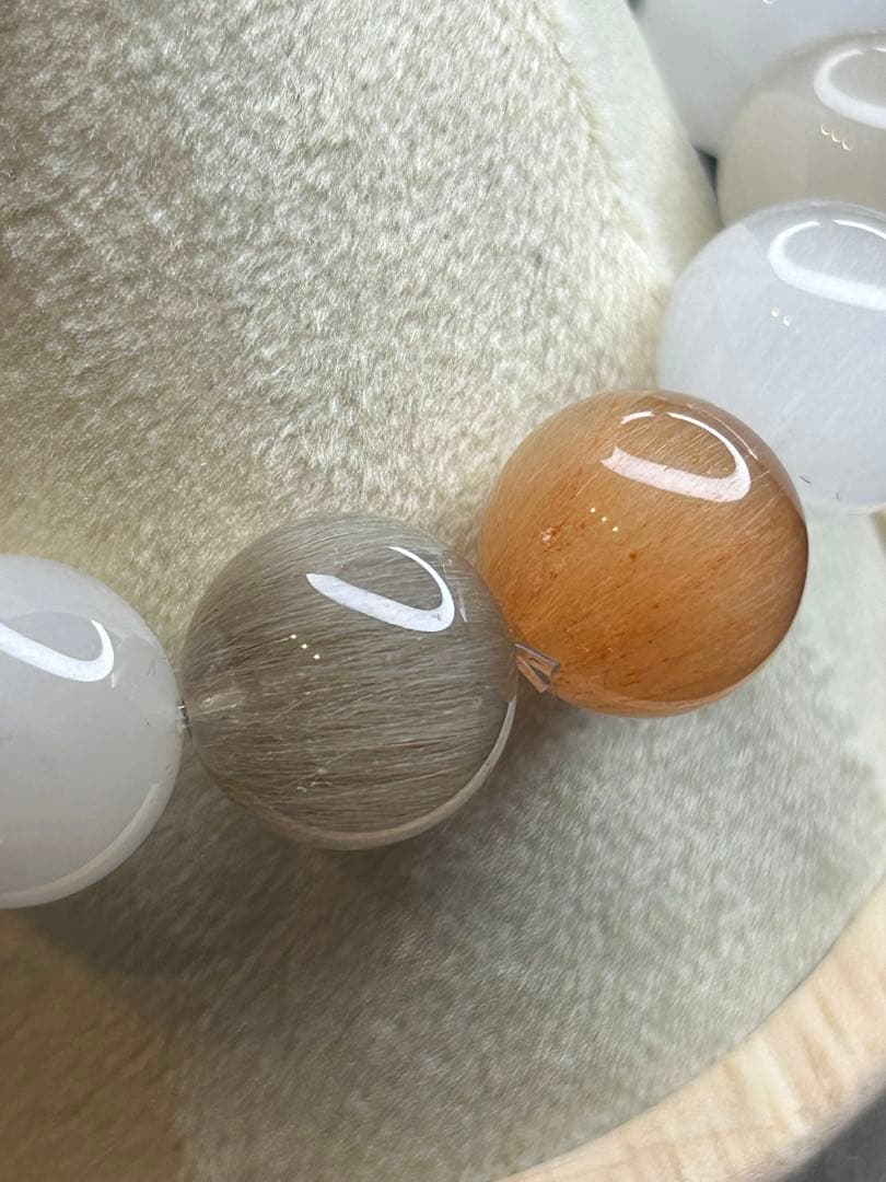 【高品質】ラビットヘアールチルクォーツブレスレット