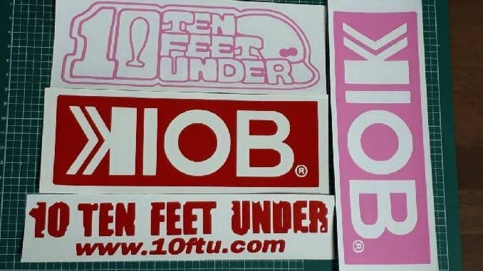 カッティングステッカー　オーダー見本