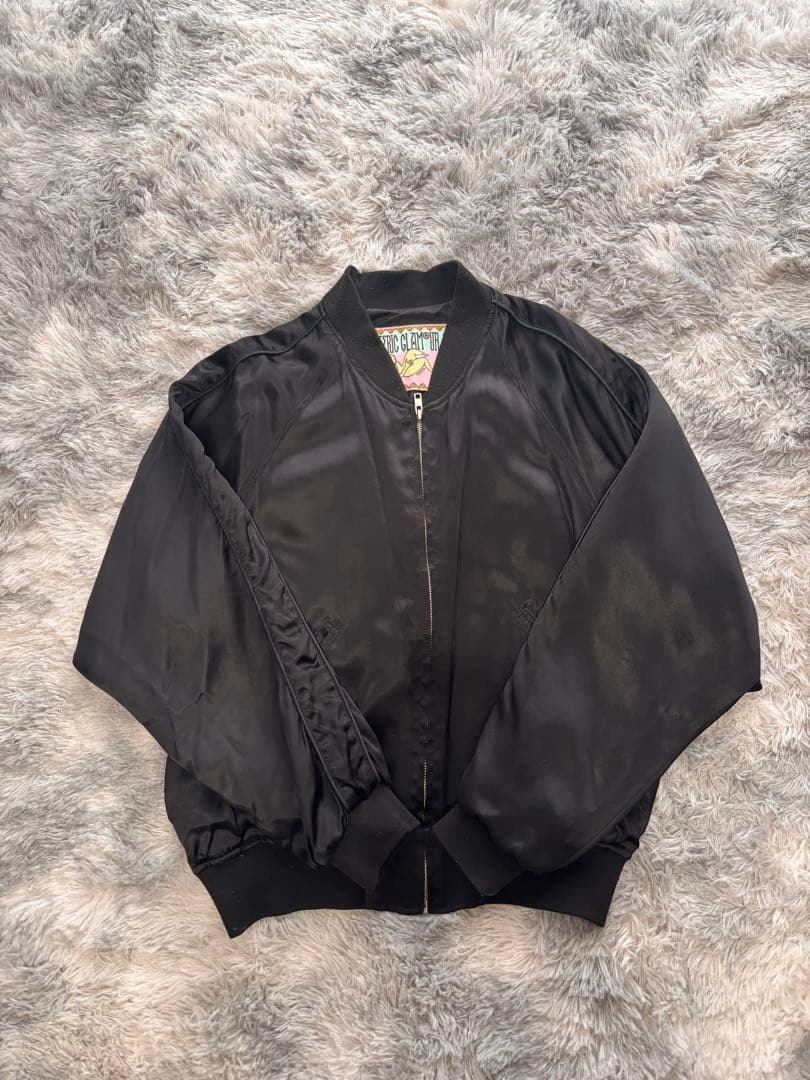 HYSTERIC GLAMOUR スカジャン MA-1 ブラック