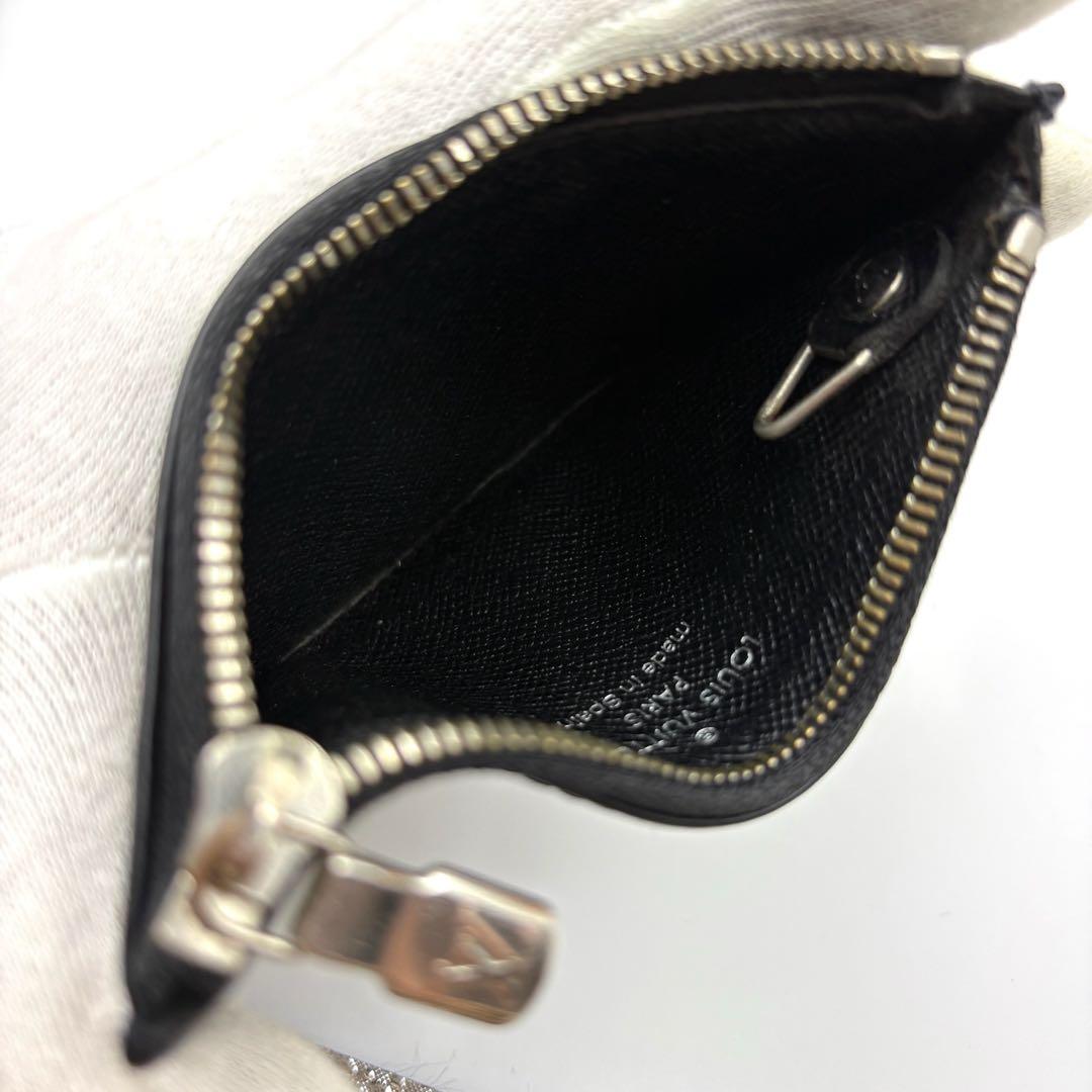 ルイヴィトン ポシェットクレ エピ レザー ケース ブラック 黒 ノワール