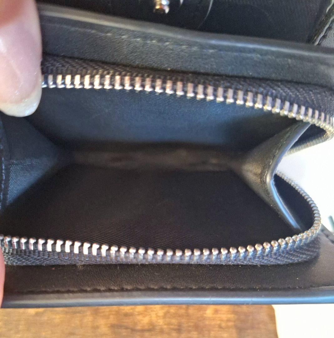 超美品 COACHコーチ 財布 アニマル ブラック&ホワイト