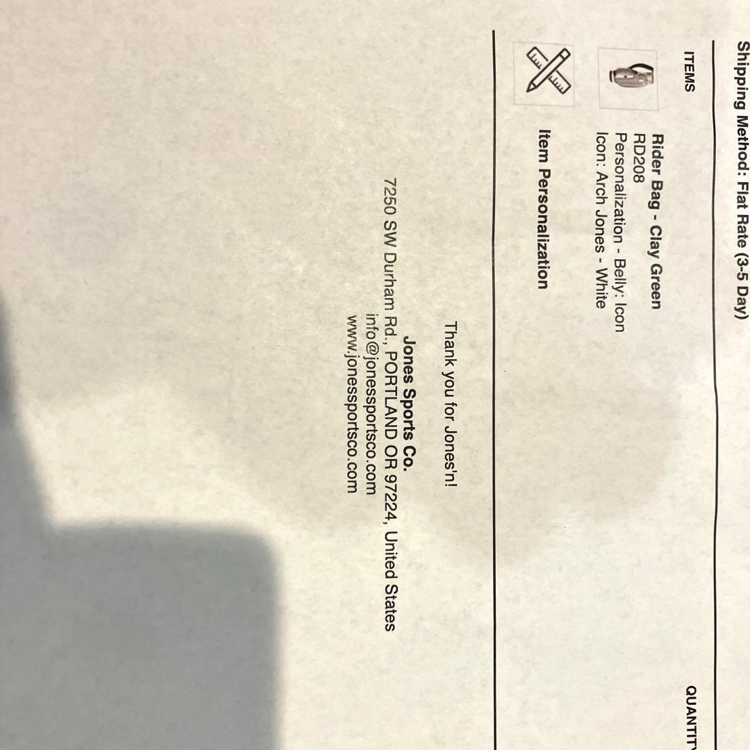 jones ジョーンズ　ライダーキャディバック 新色　クレイグリーン