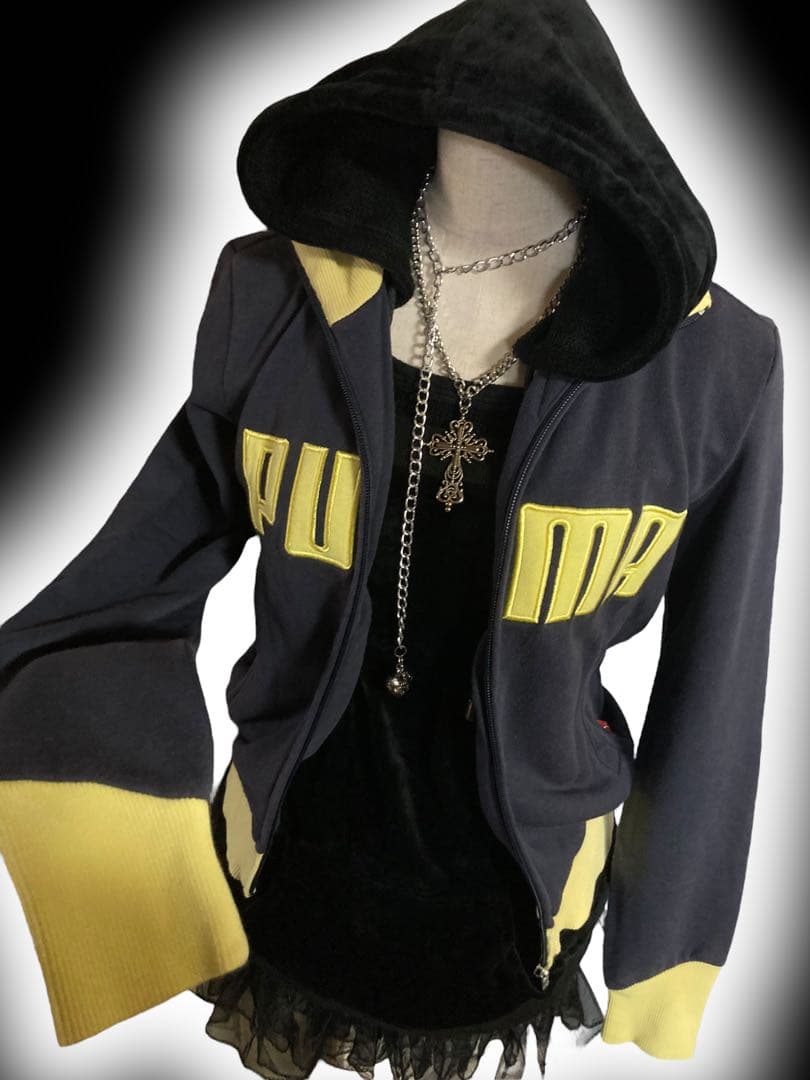 00s y2kレアデザインPUMAフェアリーグランジトラック古着屋NANAロック