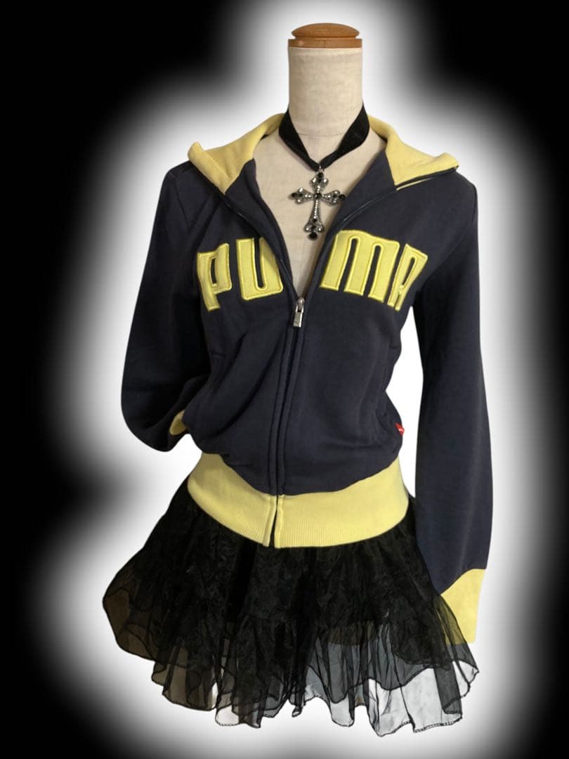 00s y2kレアデザインPUMAフェアリーグランジトラック古着屋NANAロック