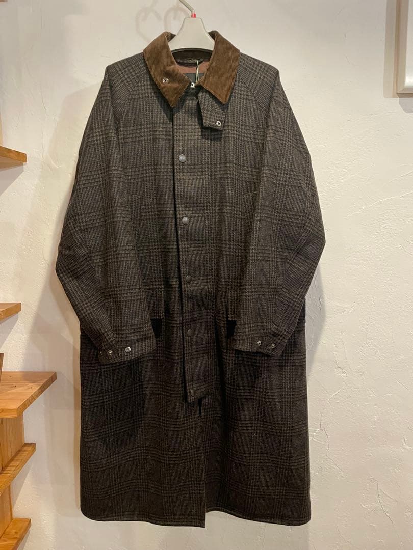 Barbour オーバーサイズバーレー　サイズ38 チェック柄