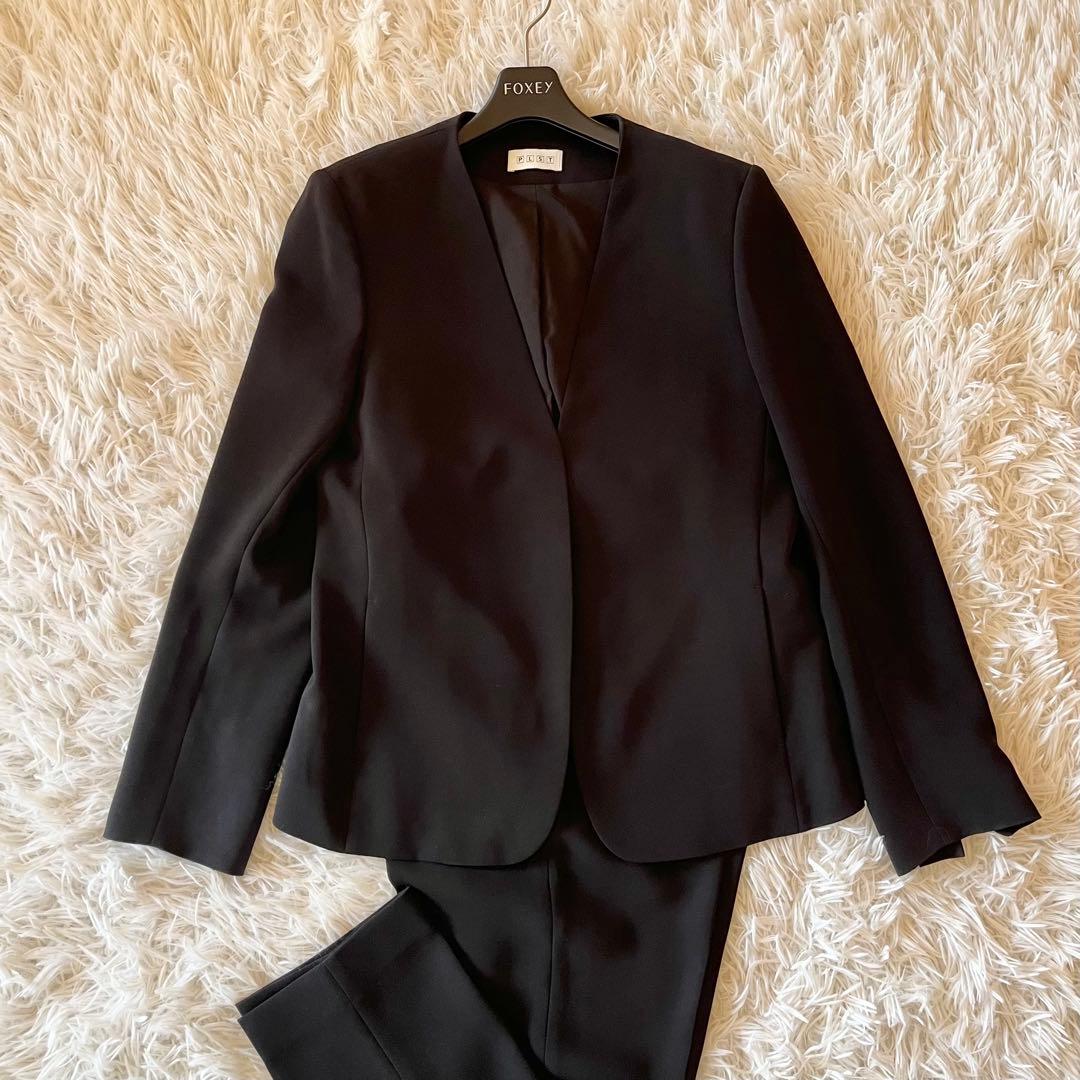 近年モデル✨ プラステ トリアセブレンドカラーレスジャケット パンツスーツ L