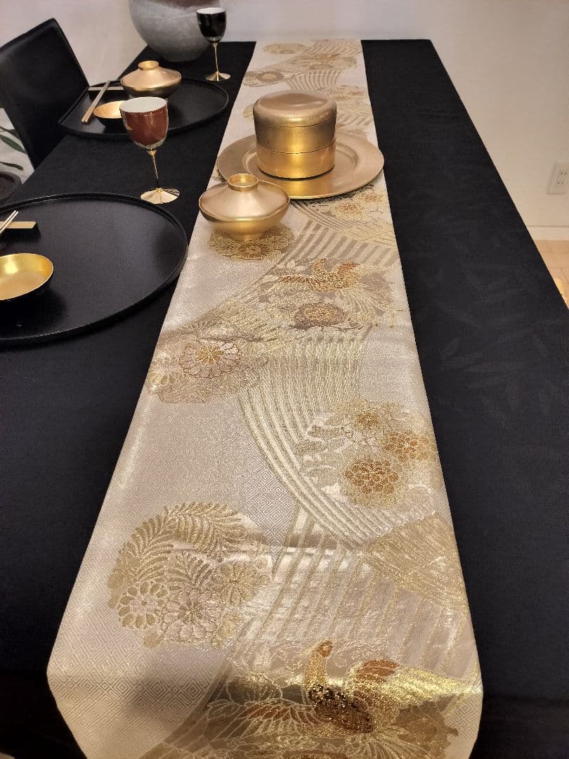 kairorisuA684★逸品‼️豪華刺繍‼️ひな祭り‼️正絹2m9cm