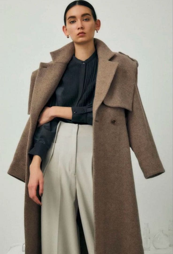 【お値下げ交渉可】RIM.ARK レディース ロングコート ベージュ