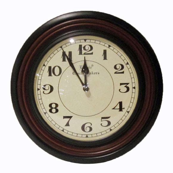 ウォールクロック 壁掛け時計 木製 シンプル シャビー 306013