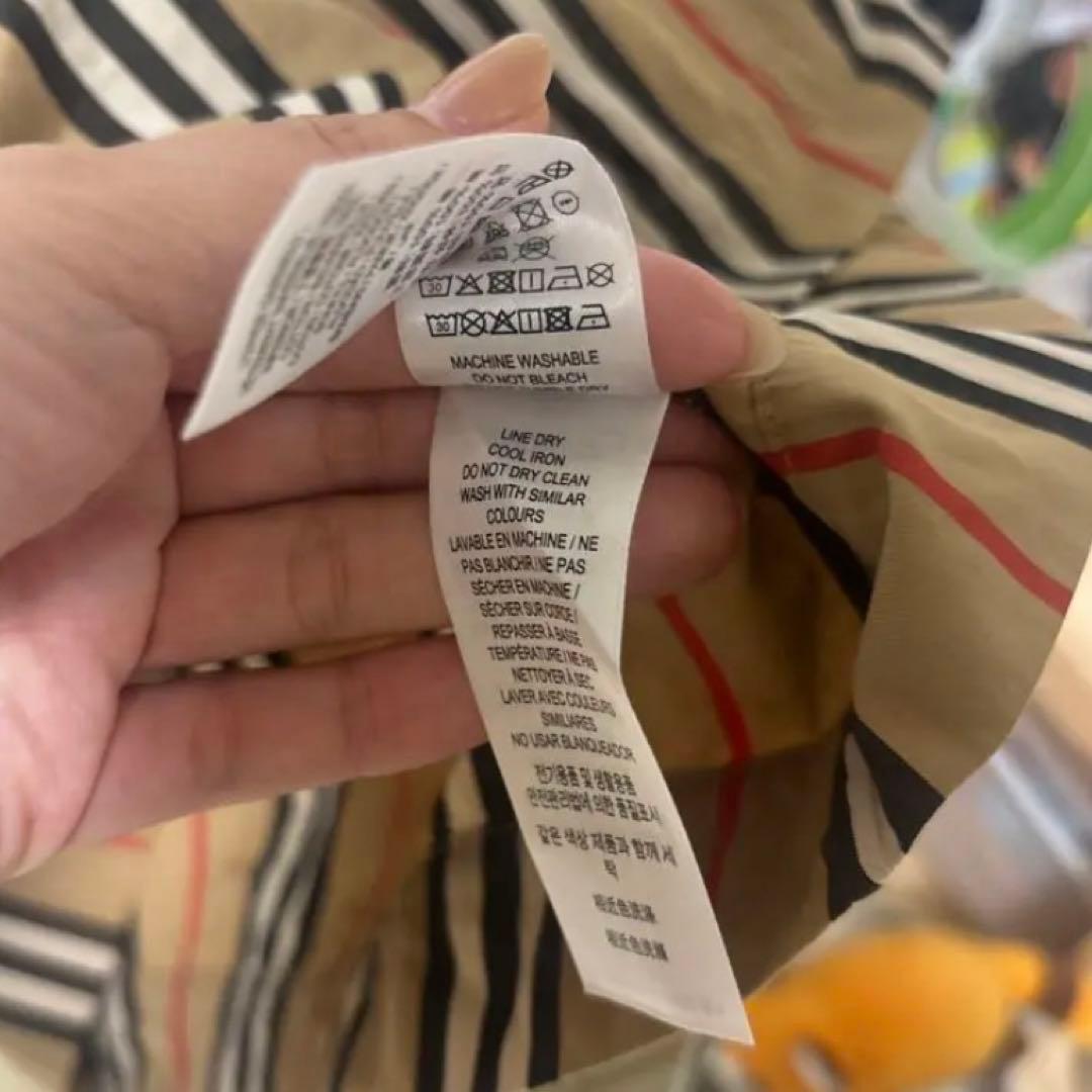 Burberry 切り替えワンピース5y=128