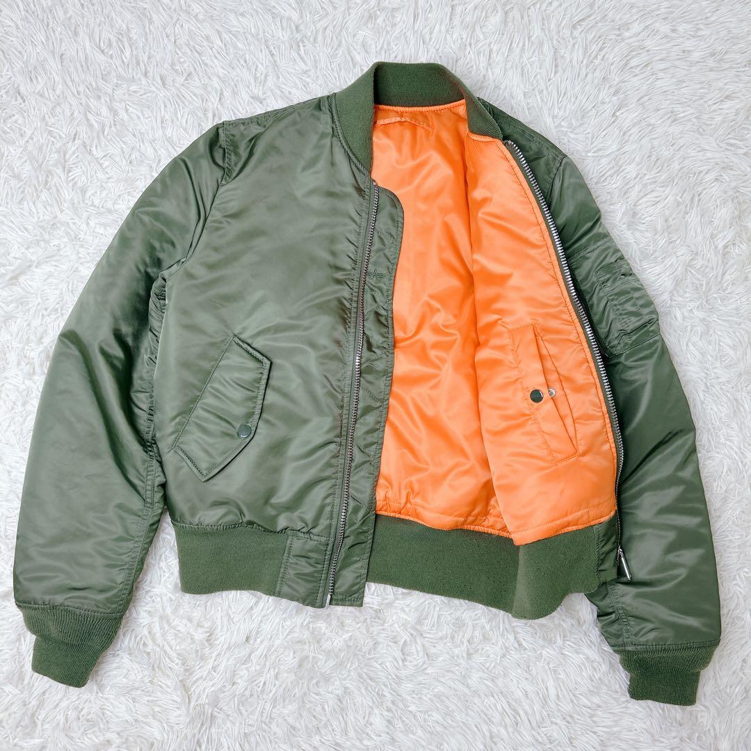 アルファ MA-1 USA製 80s 90s リバーシブル　フライトジャケット