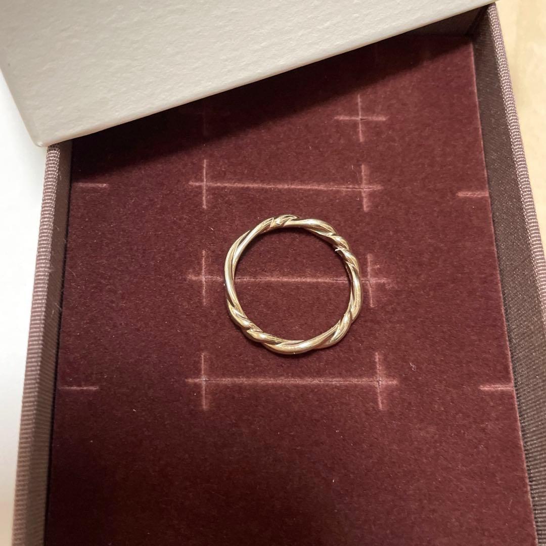 ete bijoux k18RBG トーンツイストリング 13号