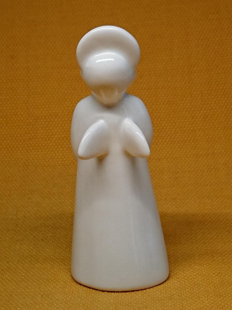 人形　天使　陶器　デンマーク　置物　インテリア　工芸品　美術品　A2750