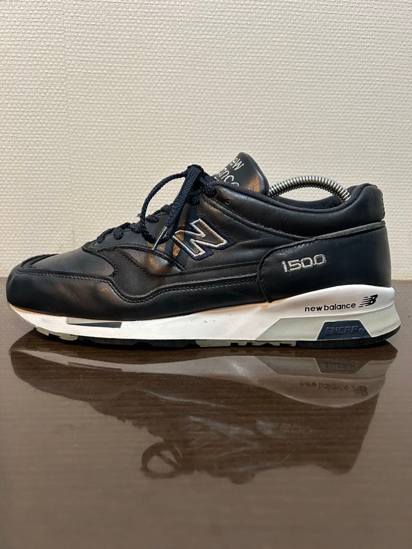 New Balance M1500ネイビー　レザースニーカー