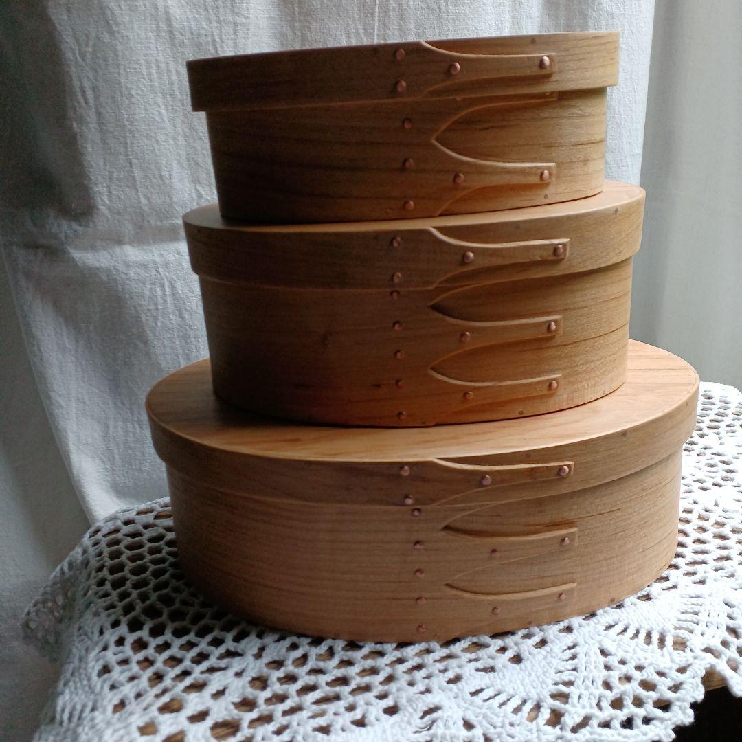 シェーカーボックス　オーバルボックス　3つセット