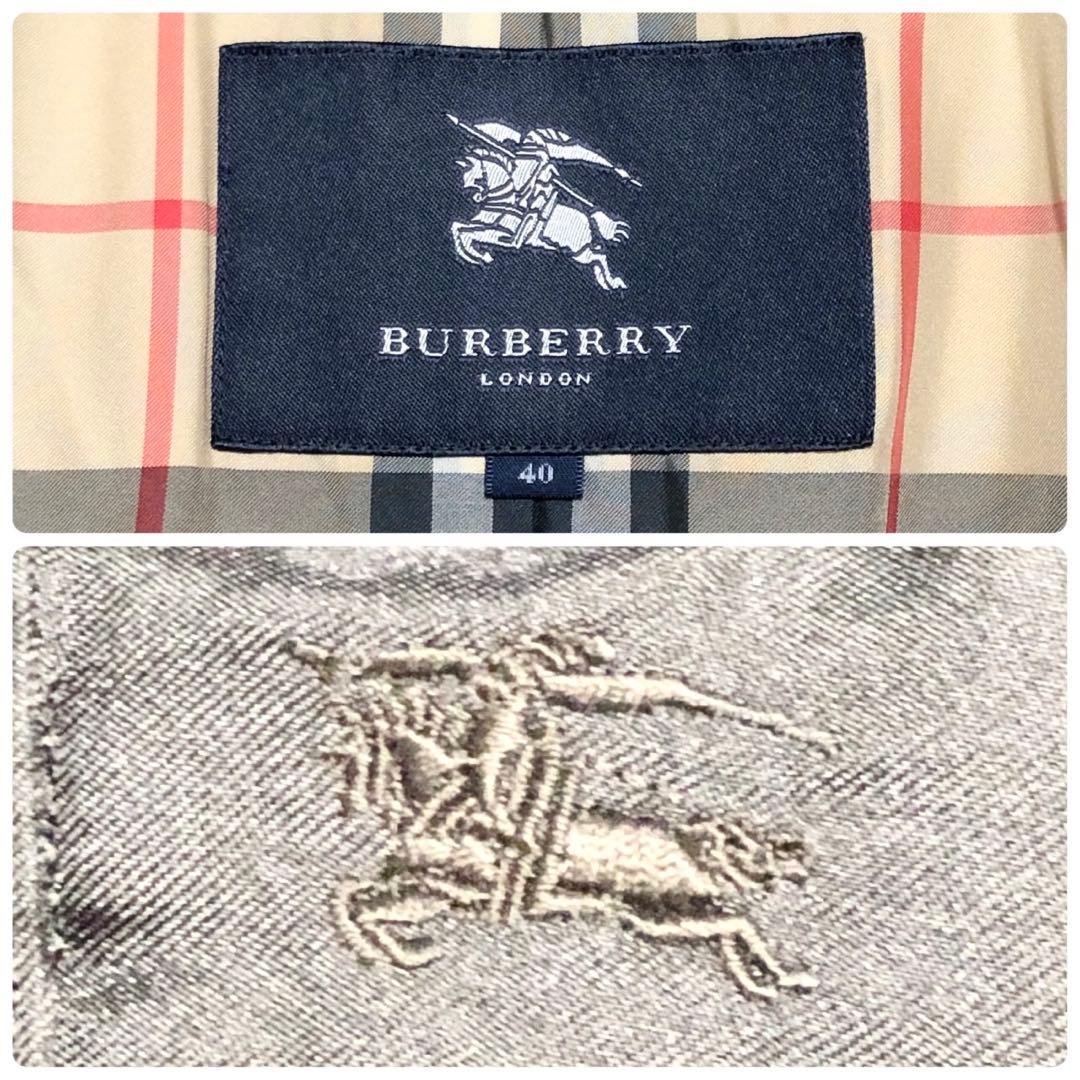 美品 BURBERRY ダウンコート ノバチェック柄 リアルファー ブラック