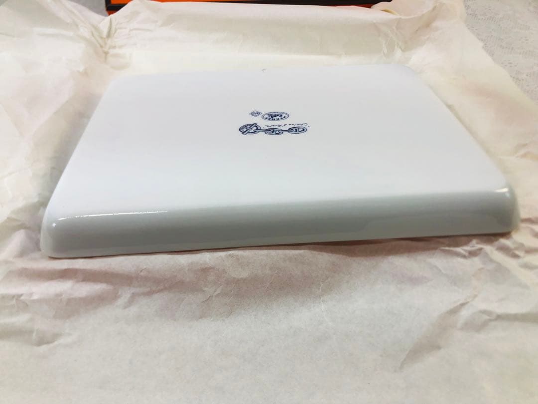 HERMES チェーンモチーフ 長方形皿