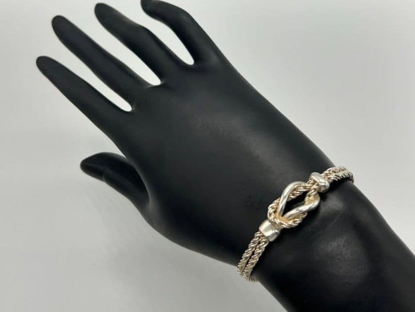 Tiffany & Co. アンティーク　ダブルロープノットブレスレット　925
