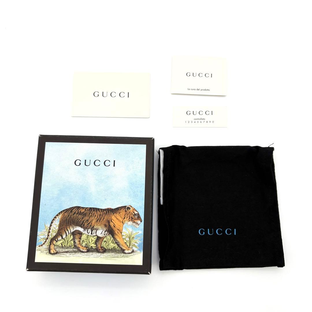 GUCCI グッチ GGゴースト 二つ折り財布 黒 ブラック2512