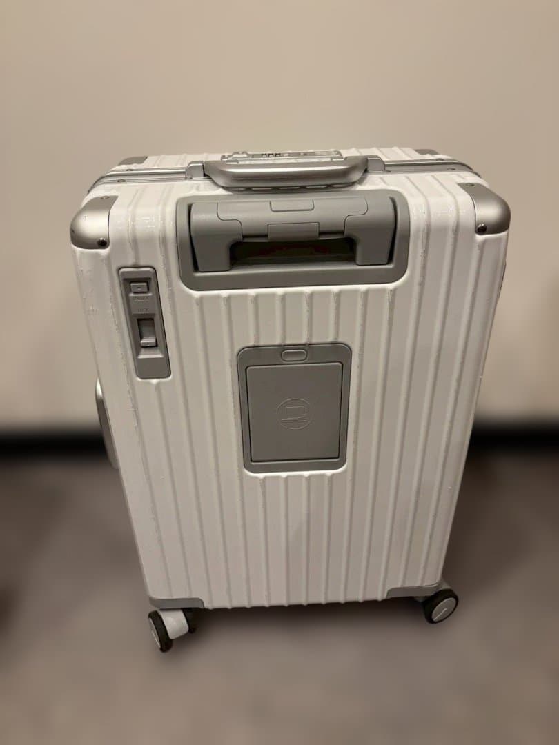 多機能キャリーケース【エナメルホワイトS】B25