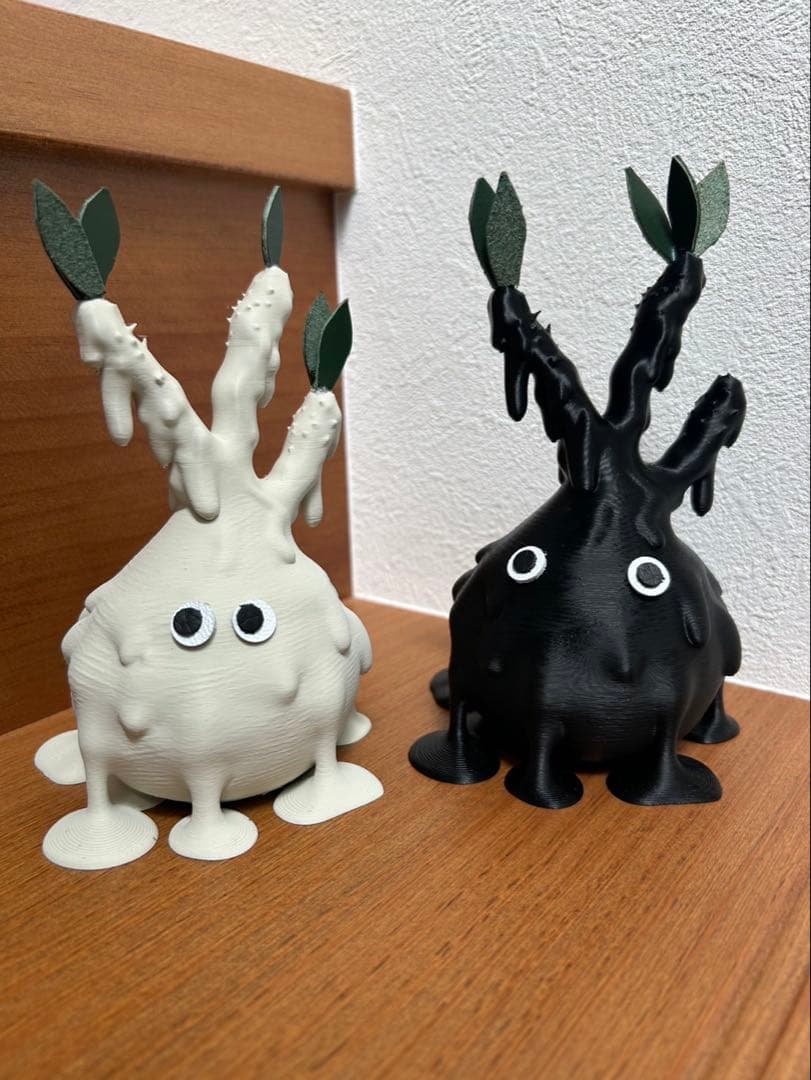 たちまち　グラキリス　3Dプリンター　レザークラフト　オブジェ　塊根植物