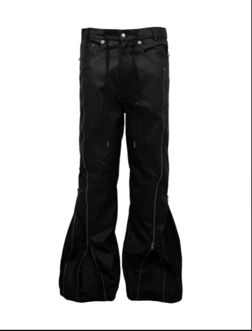 【Rosen Kreuz】ZIP WIDE BAGGY PANTS