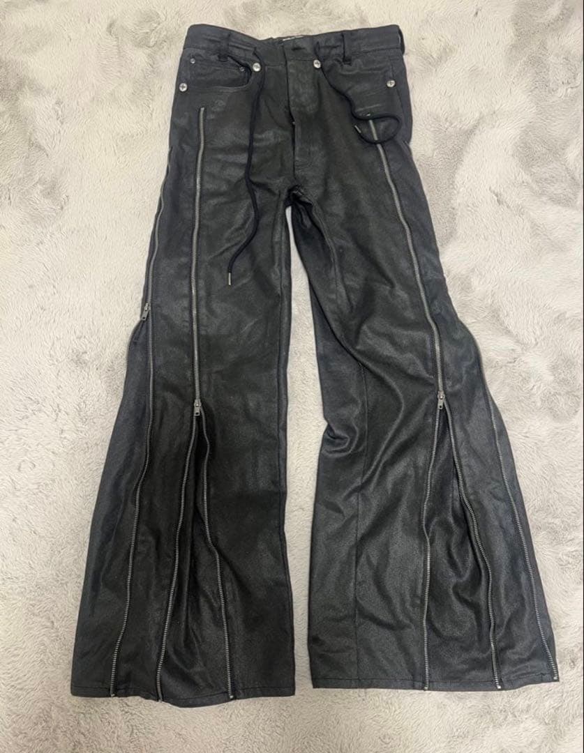 【Rosen Kreuz】ZIP WIDE BAGGY PANTS