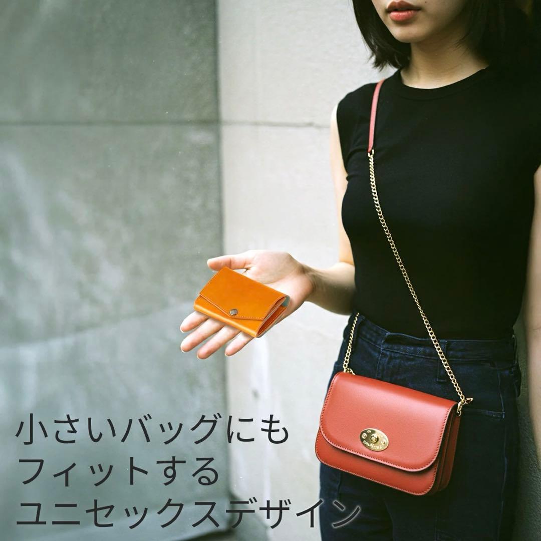 ✨新品未使用品✨現行✨abrAsus waku　いっぱい入る小さい財布　イエロー