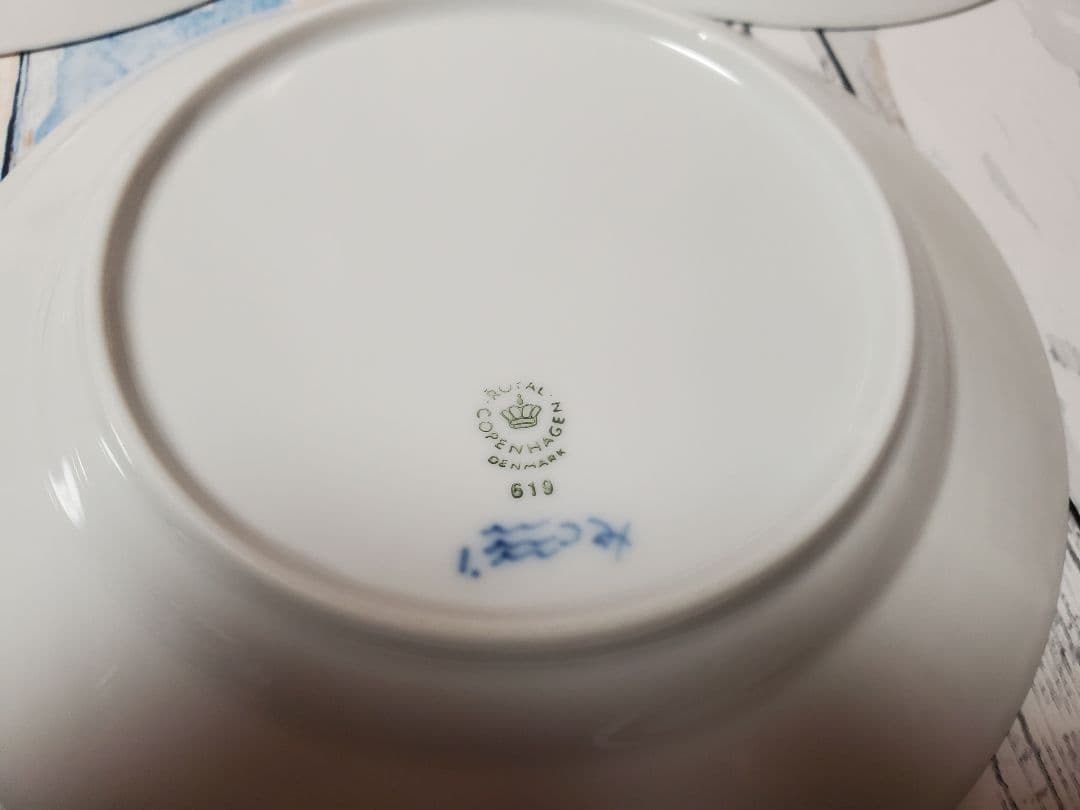 ロイヤルコペンハーゲン ブルーフルーテッド ハーフレース 19cm 5枚set