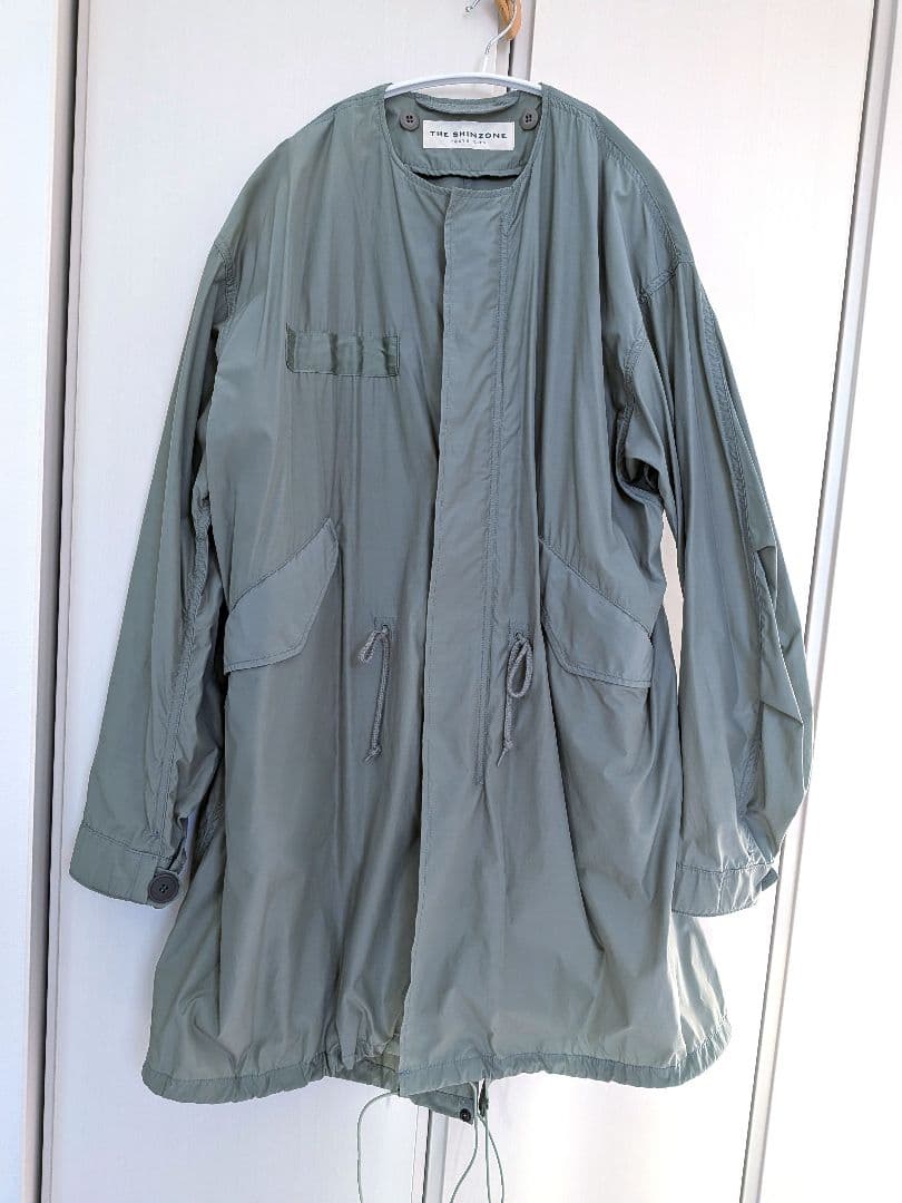 The Shinzone フィールドパーカー セージカラー 3way仕様