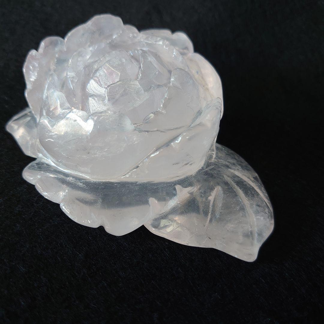 ローズクォーツ薔薇　玄関　リビング　寝室に　素敵な逸品