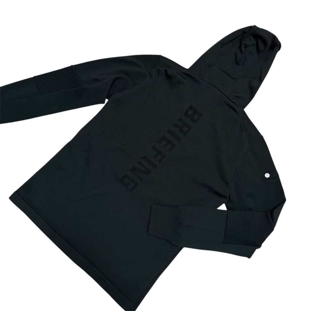 黒M 定価37400円　ブリーフィングゴルフ　レディース　ニットパーカー